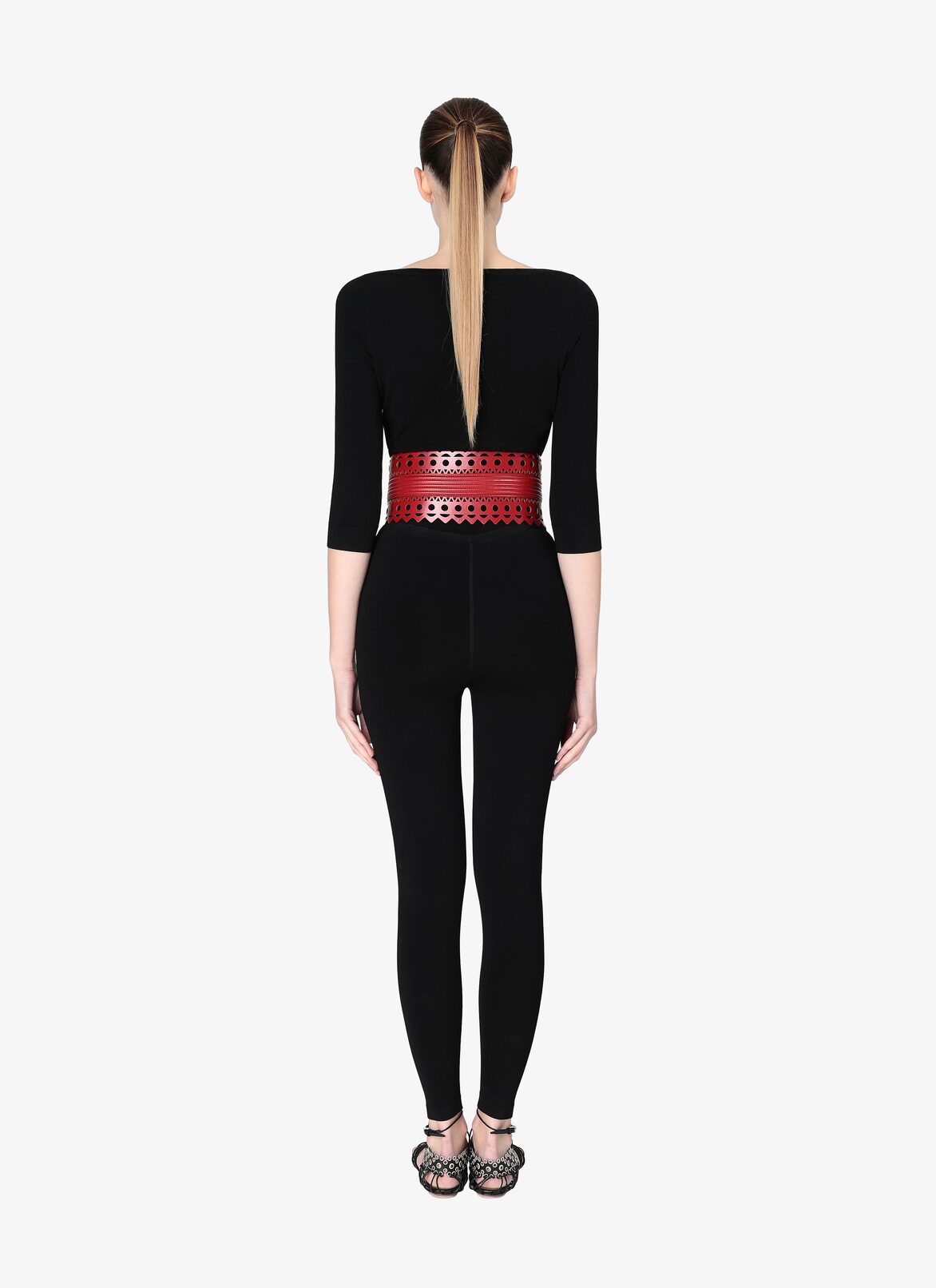 Belts ALAÏA LACQUER RED BELTS